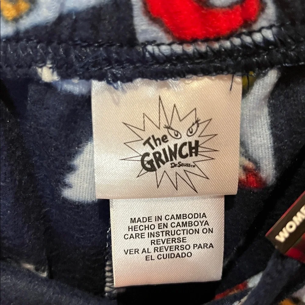New The Grinch Who Stole Christmas Women’s XS Soft Fleece Pajama Pants XS NWT